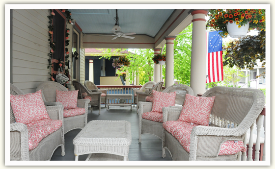 Cape May Puffin Suites Front Porch